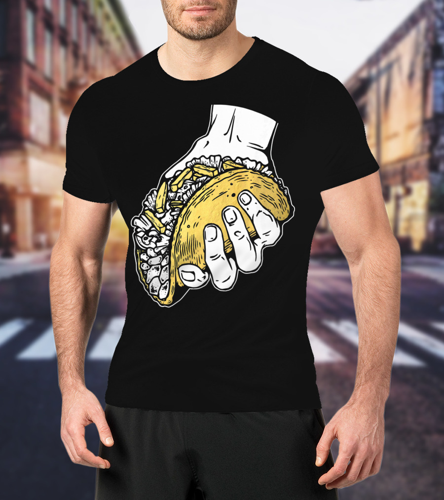 Taco Hand Holding Classic Street Food T-Shirt