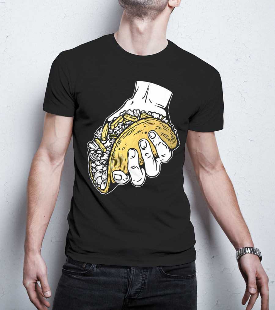 Taco Hand Holding Classic Street Food T-Shirt