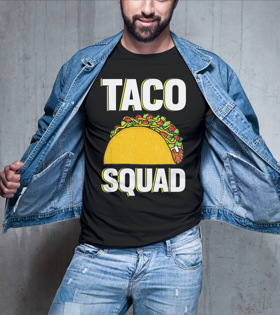 Taco Squad Funny Food Lover Team T-Shirt