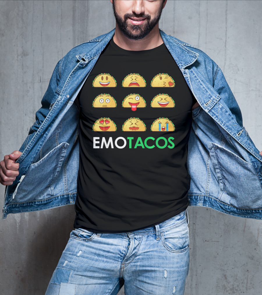 EmoTacos Nine Taco Emoji Expressions T-Shirt