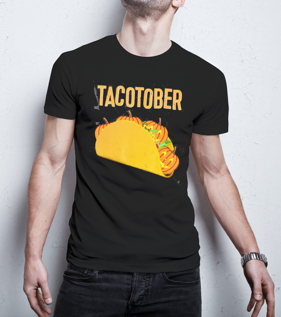 Tacotober Halloween Pumpkin Taco T-Shirt