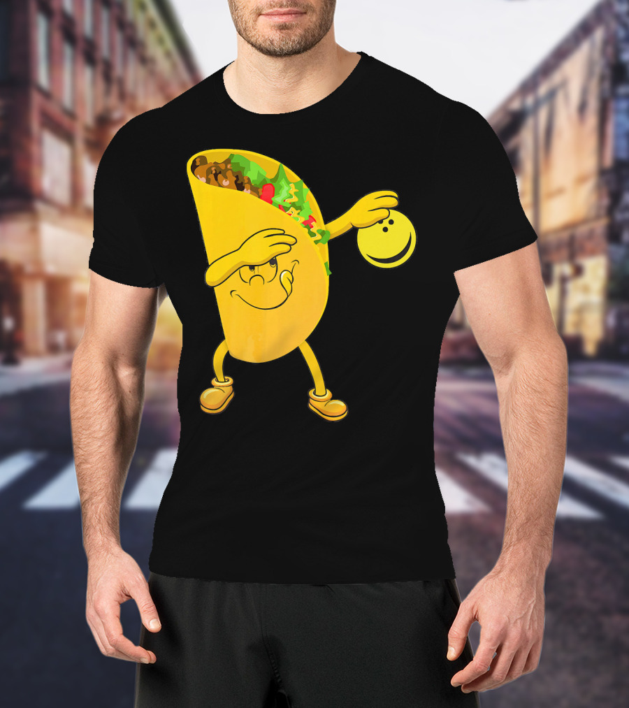Dabbing Tacos Dab Bowling Happy Bowling Taco T-Shirt