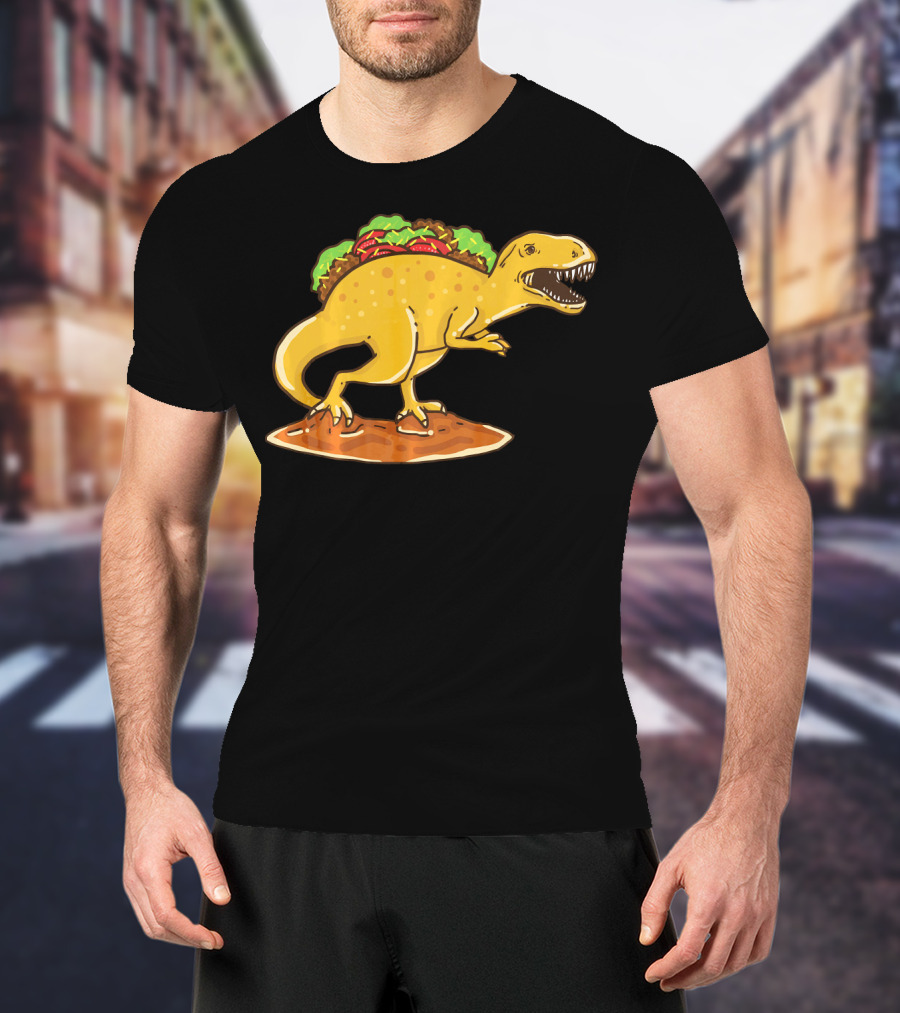 Tyrannosaurus Rex Taco Dinosaur T-Shirt