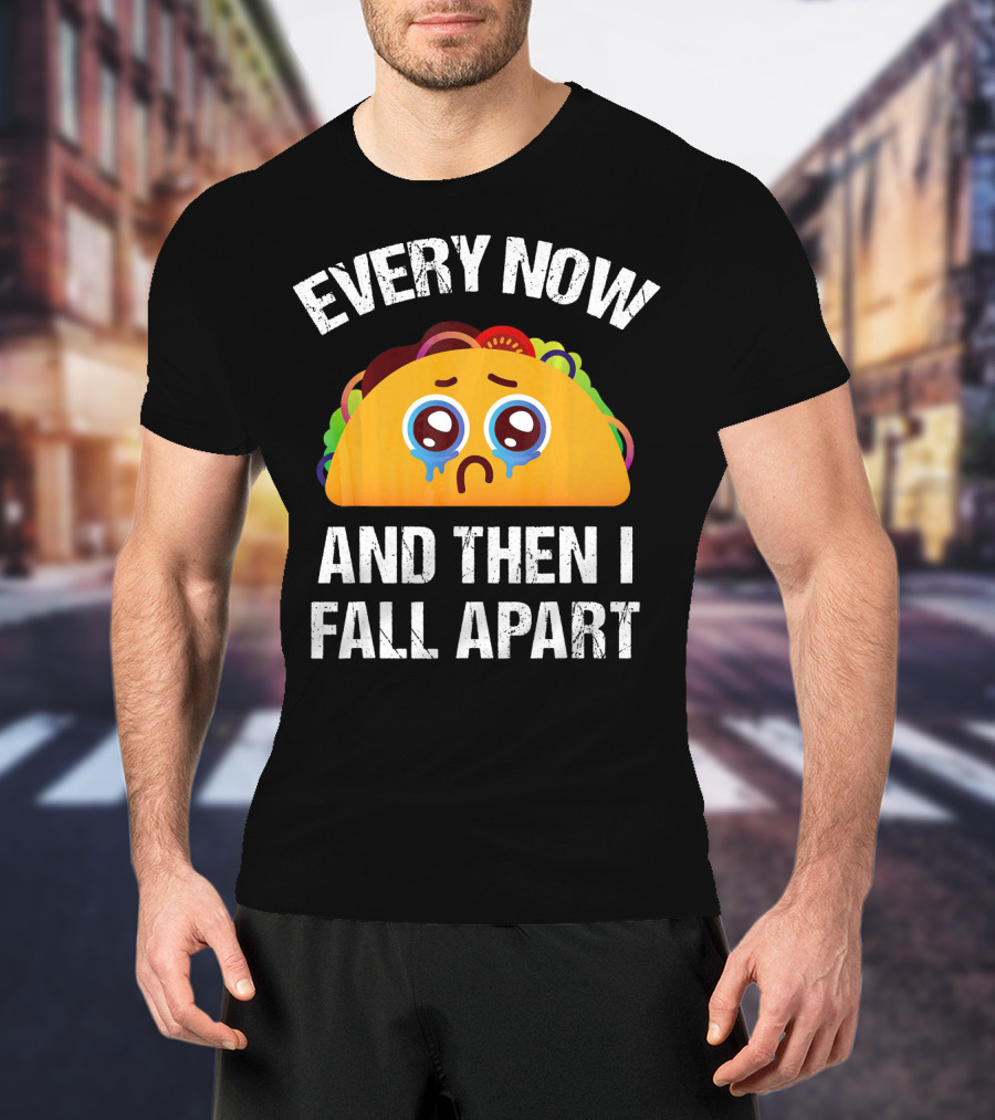 Every Now And Then I Fall Apart Crying Taco T-Shirt