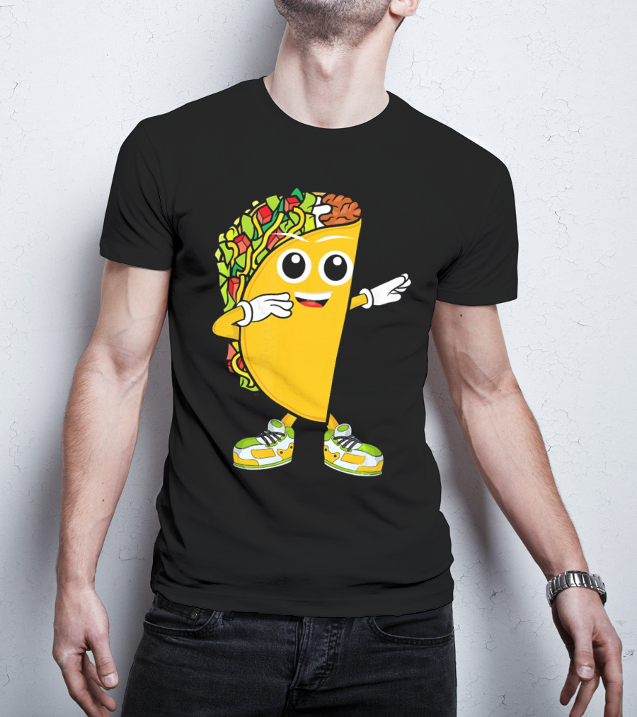 Dabbing Taco Dance Fun Celebrate Fiesta T-Shirt