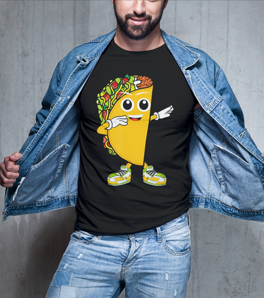 Dabbing Taco Dance Fun Celebrate Fiesta T-Shirt