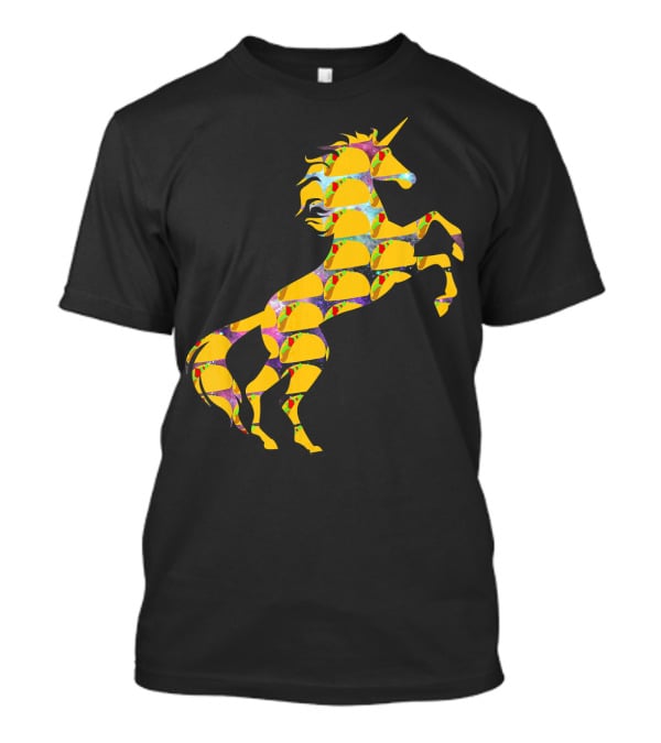 Unicorn Galaxy Space Tacos T-Shirt
