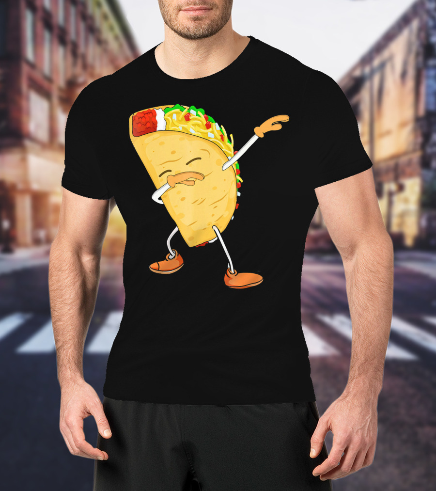 Dabbing Taco Mexican Food Lover Dance Fiesta T-Shirt