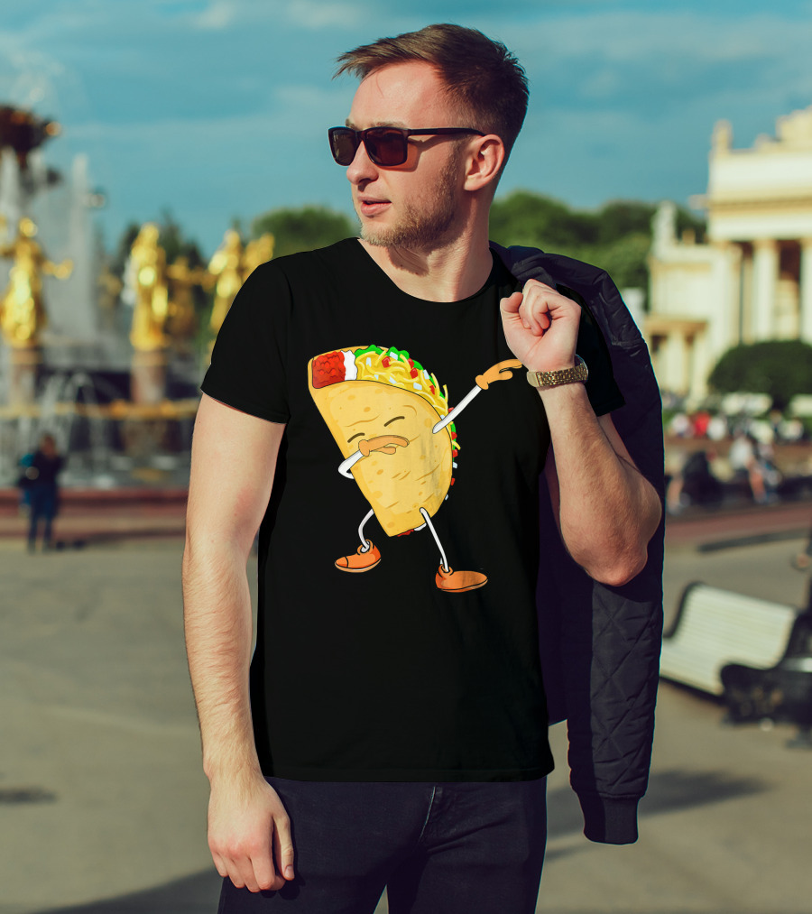 Dabbing Taco Mexican Food Lover Dance Fiesta T-Shirt