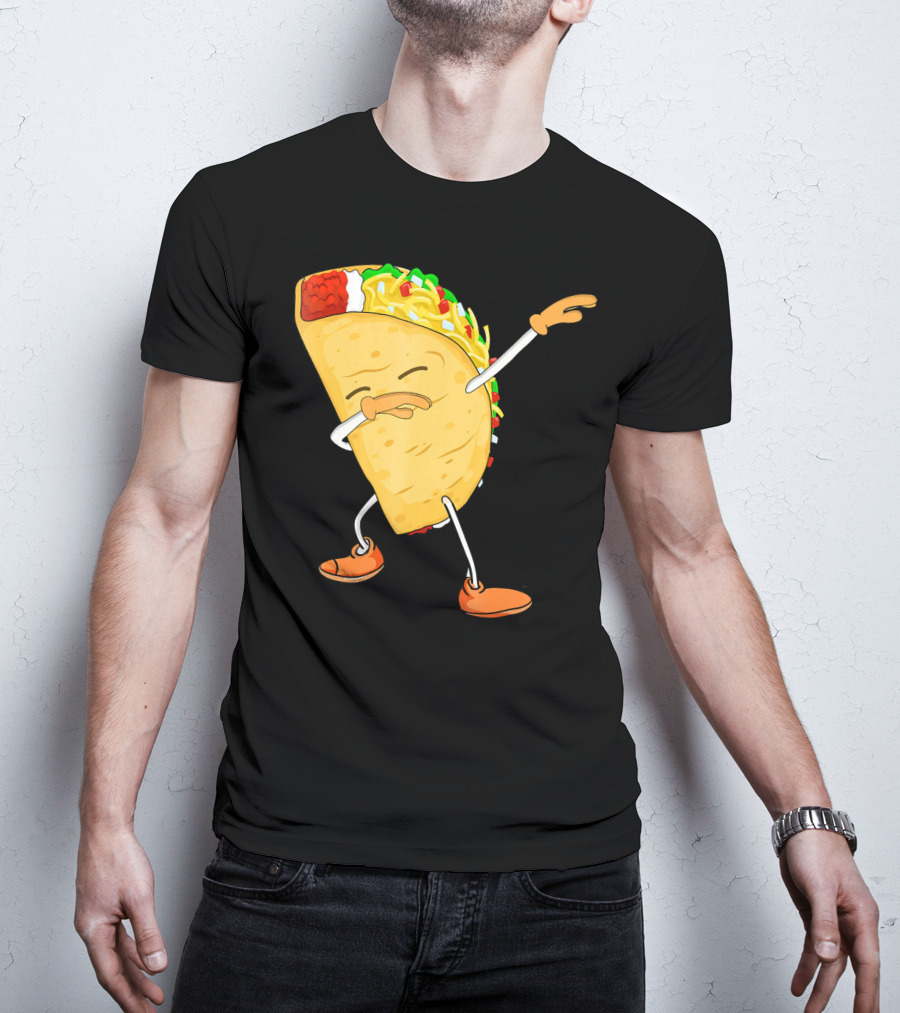 Dabbing Taco Mexican Food Lover Dance Fiesta T-Shirt