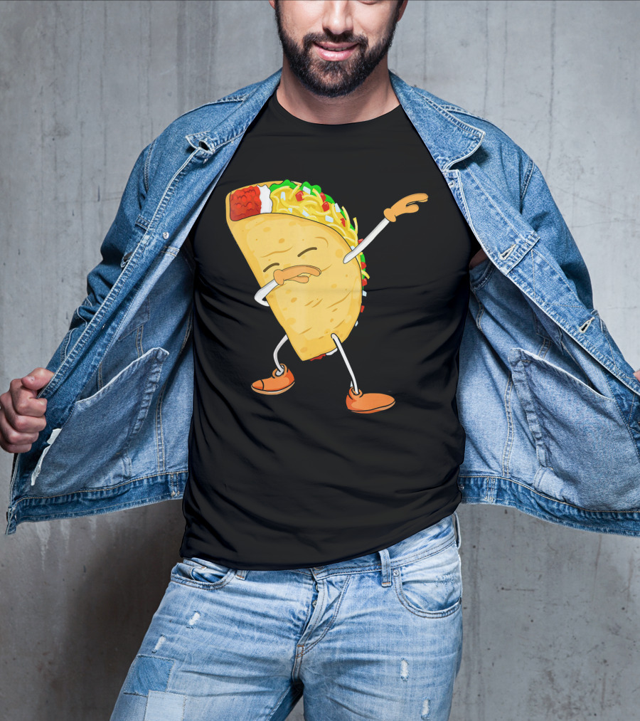 Dabbing Taco Mexican Food Lover Dance Fiesta T-Shirt