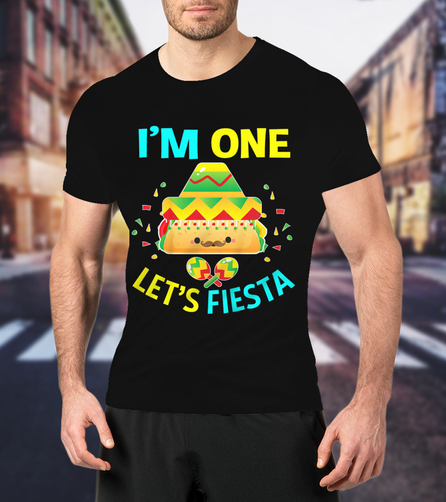 I'm One Let's Fiesta Taco 1st Birthday T-Shirt
