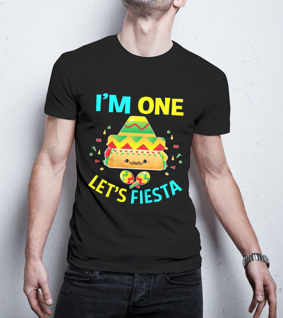 I'm One Let's Fiesta Taco 1st Birthday T-Shirt