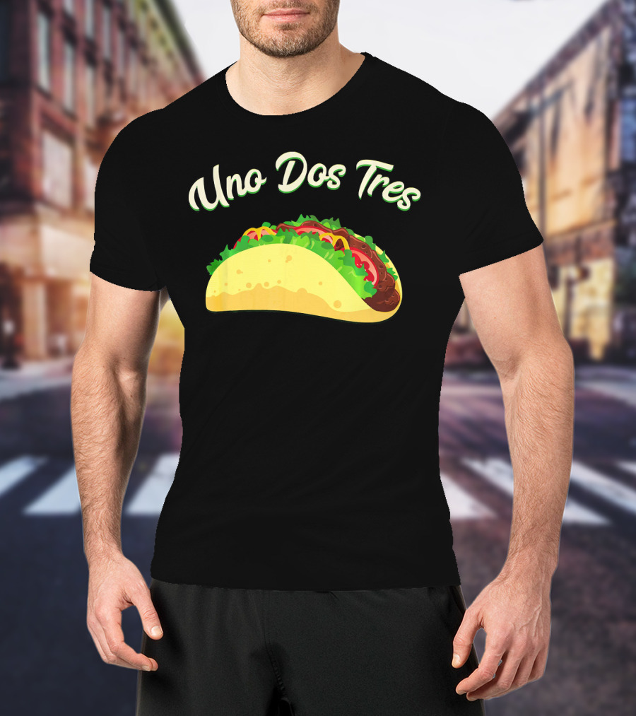 Uno Dos Tres Taco Kids Plus Curve Text T-Shirt