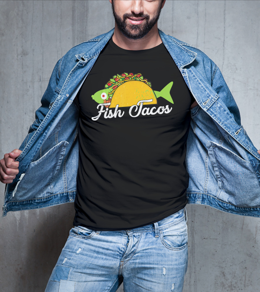 Fish Tacos Funny Fish In Taco T-Shirt