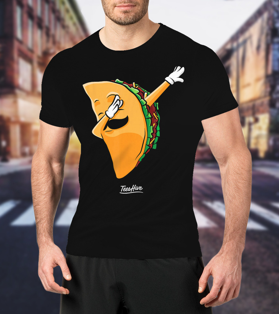 Dabbing Taco TeesHive Dab Dancing Taco Time T-Shirt