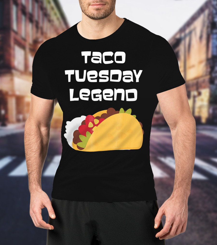 Taco Tuesday Legend Mexican Food Achievement T-Shirt