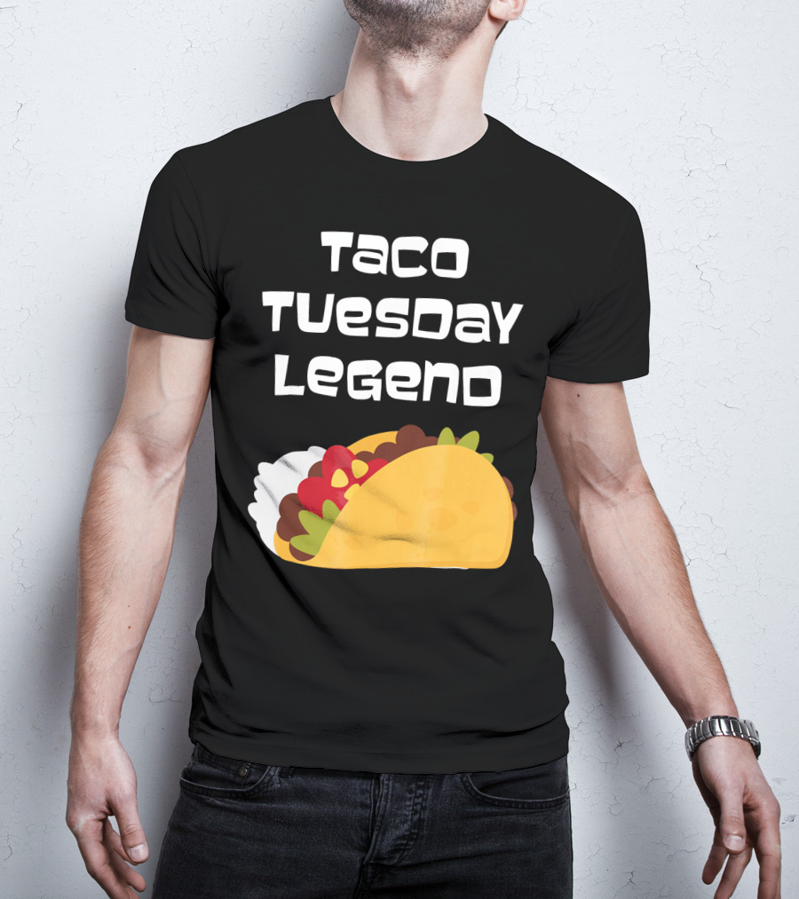 Taco Tuesday Legend Mexican Food Achievement T-Shirt
