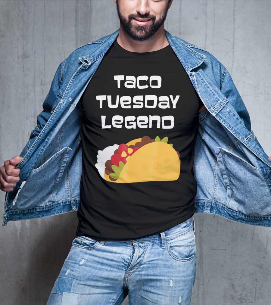 Taco Tuesday Legend Mexican Food Achievement T-Shirt