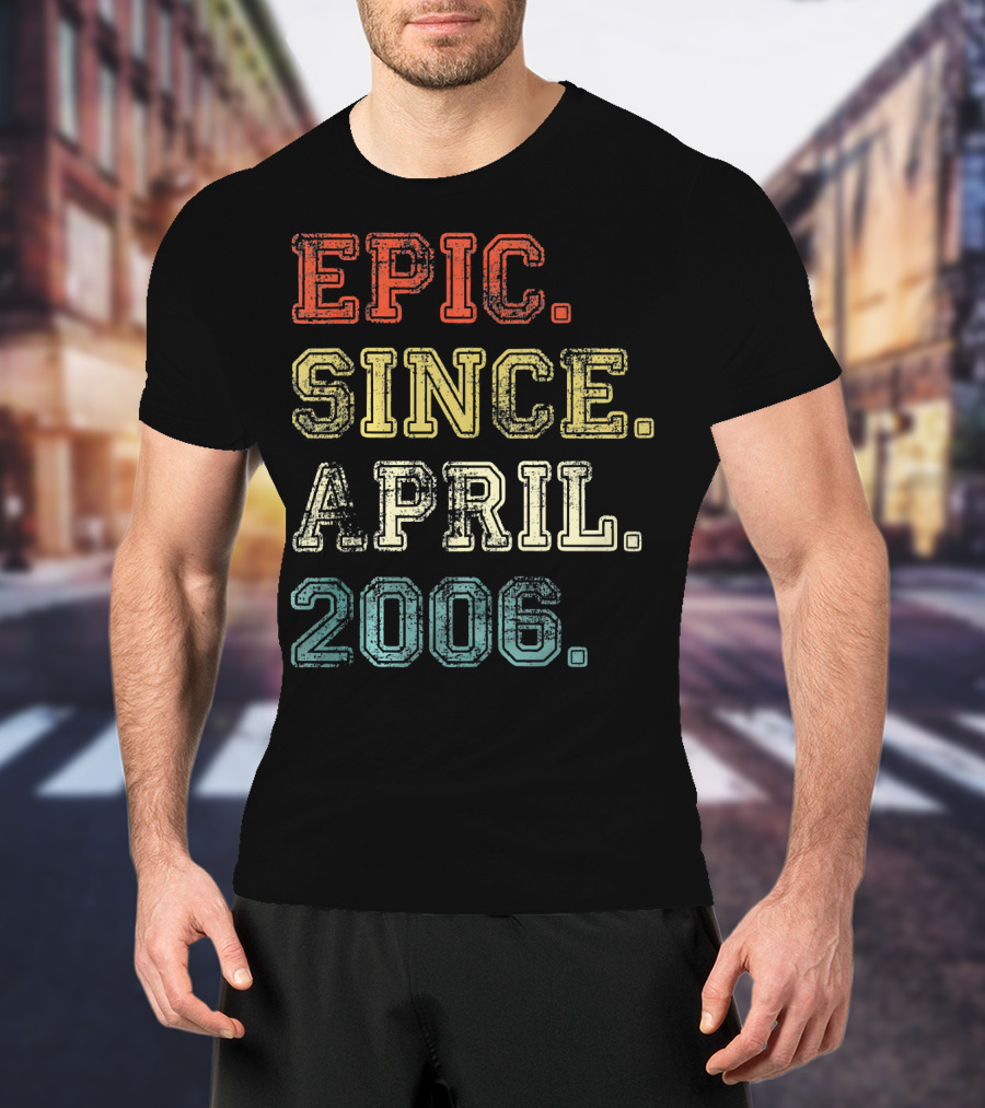 Epic Since April 2006 Retro 13 Years Old T-Shirt