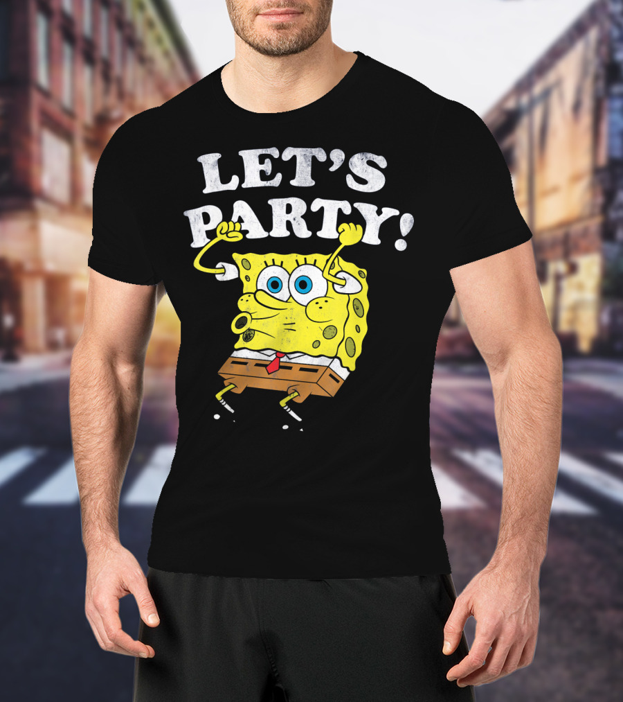 SpongeBob SquarePants Let's Party T-Shirt