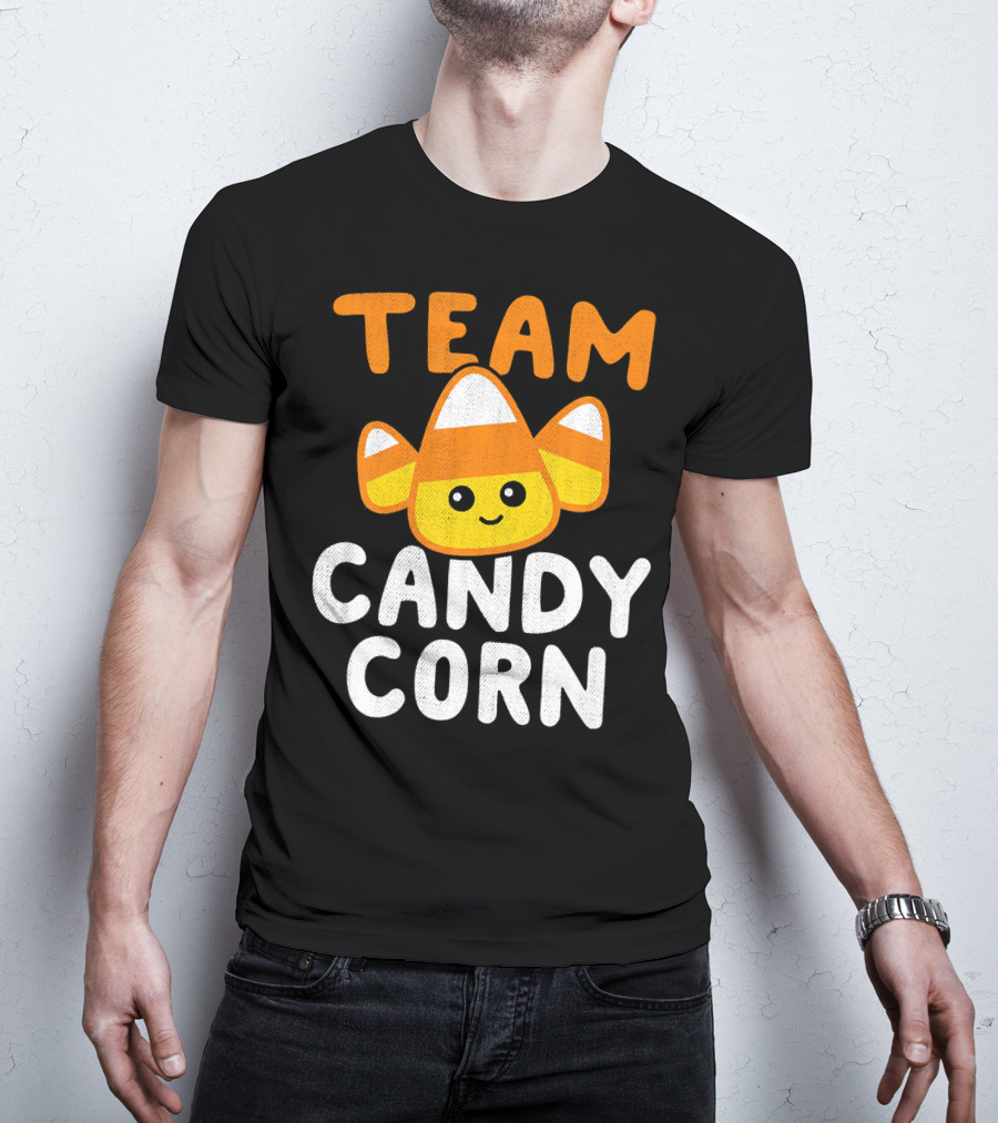 Halloween Funny Team Candy Corn Cute Lazy Cos T-Shirt