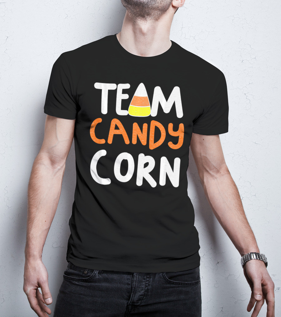 Team Candy Corn Halloween Treat Enthusiasts T-Shirt