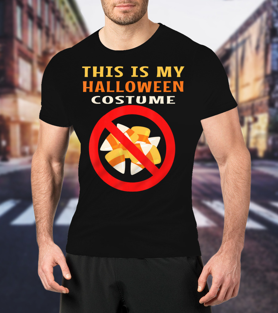 This Is My Halloween Costume Ban Candy Corn T-Shirt