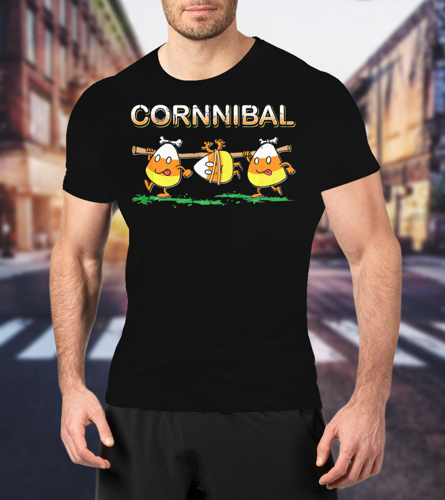 Cornnibal Cannibal Candy Corn Fun T-Shirt