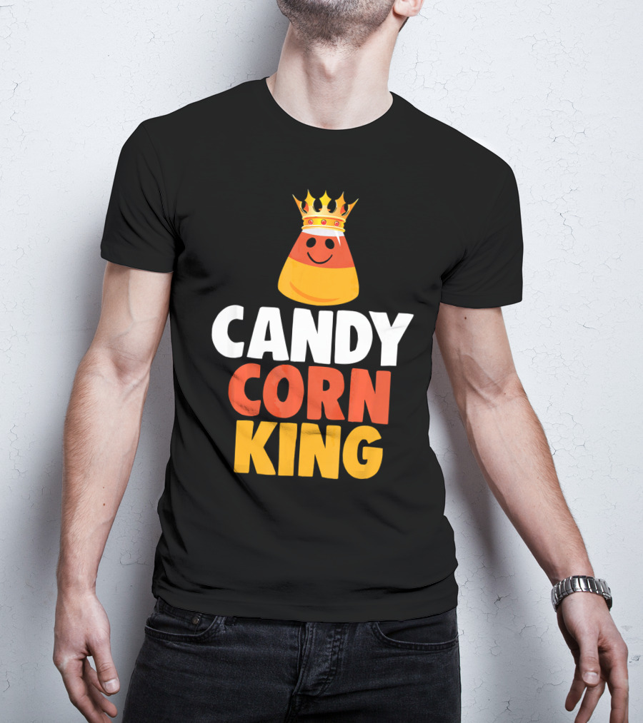 Candy Corn King Halloween Trick OR Treat T-Shirt