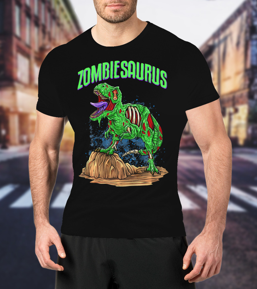 Zombiesaurus Dinosaur Awesome Zombie T-Shirt