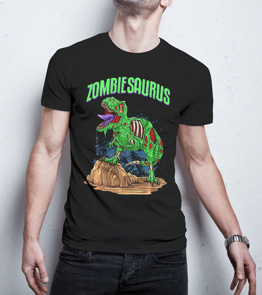 Zombiesaurus Dinosaur Awesome Zombie T-Shirt