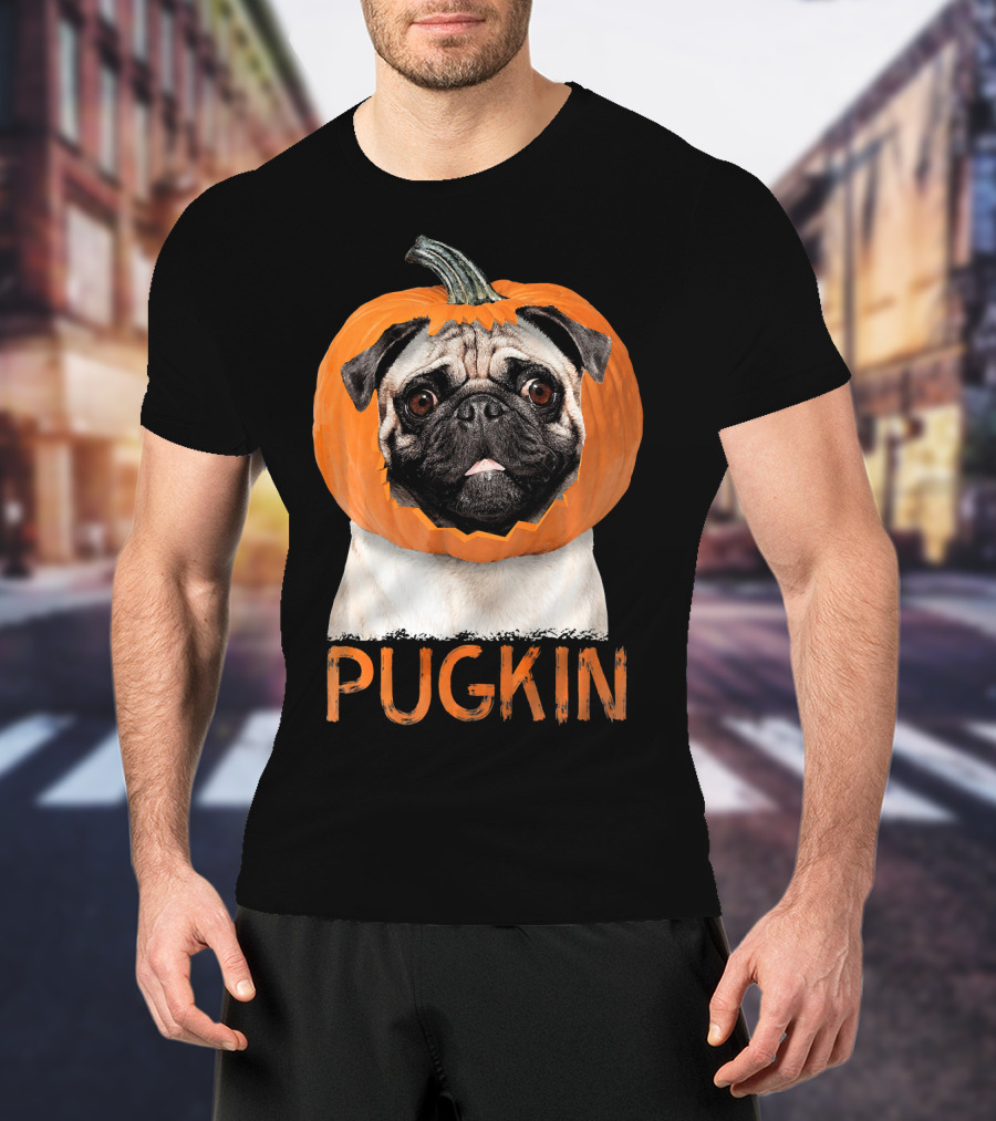 Pugkin Pug Pumpkin Pie Puppy T-Shirt