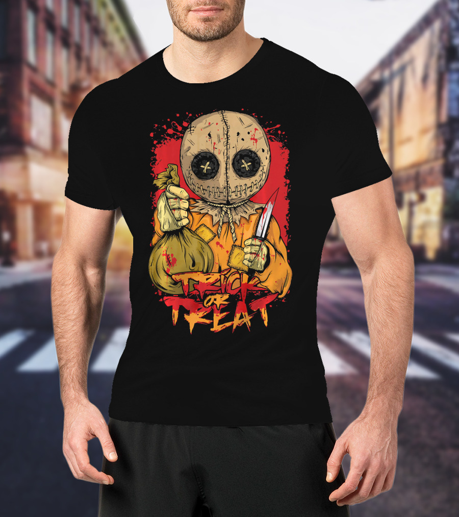 Trick Or Treat Halloween Horror Ghost Scary T-Shirt