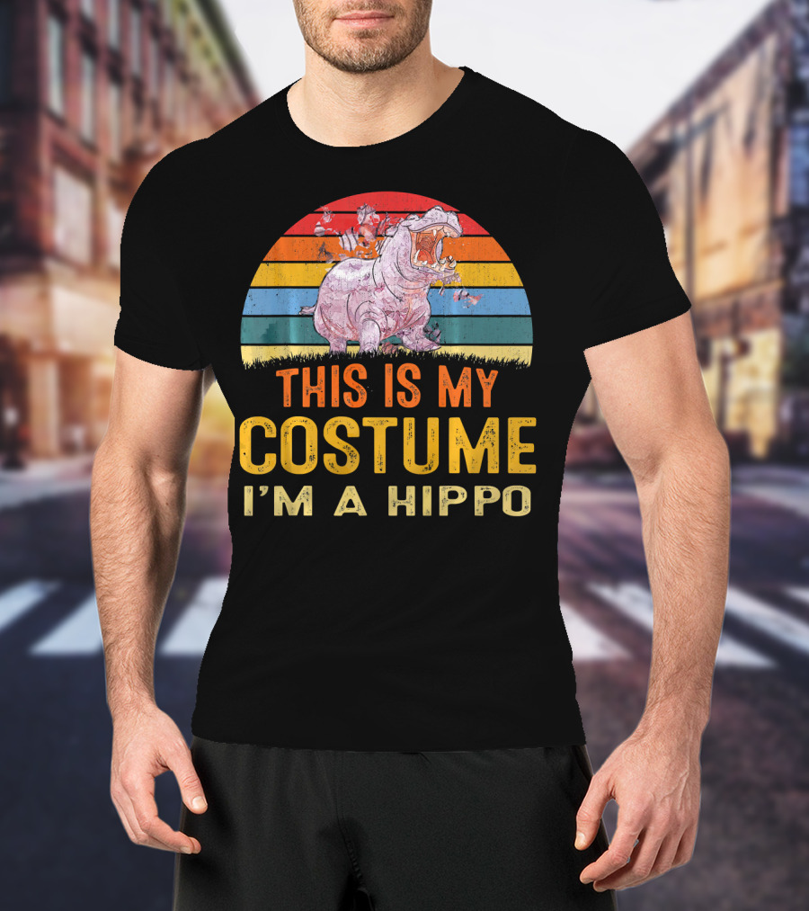 This Is My Costume I'm A Hippo T-Shirt