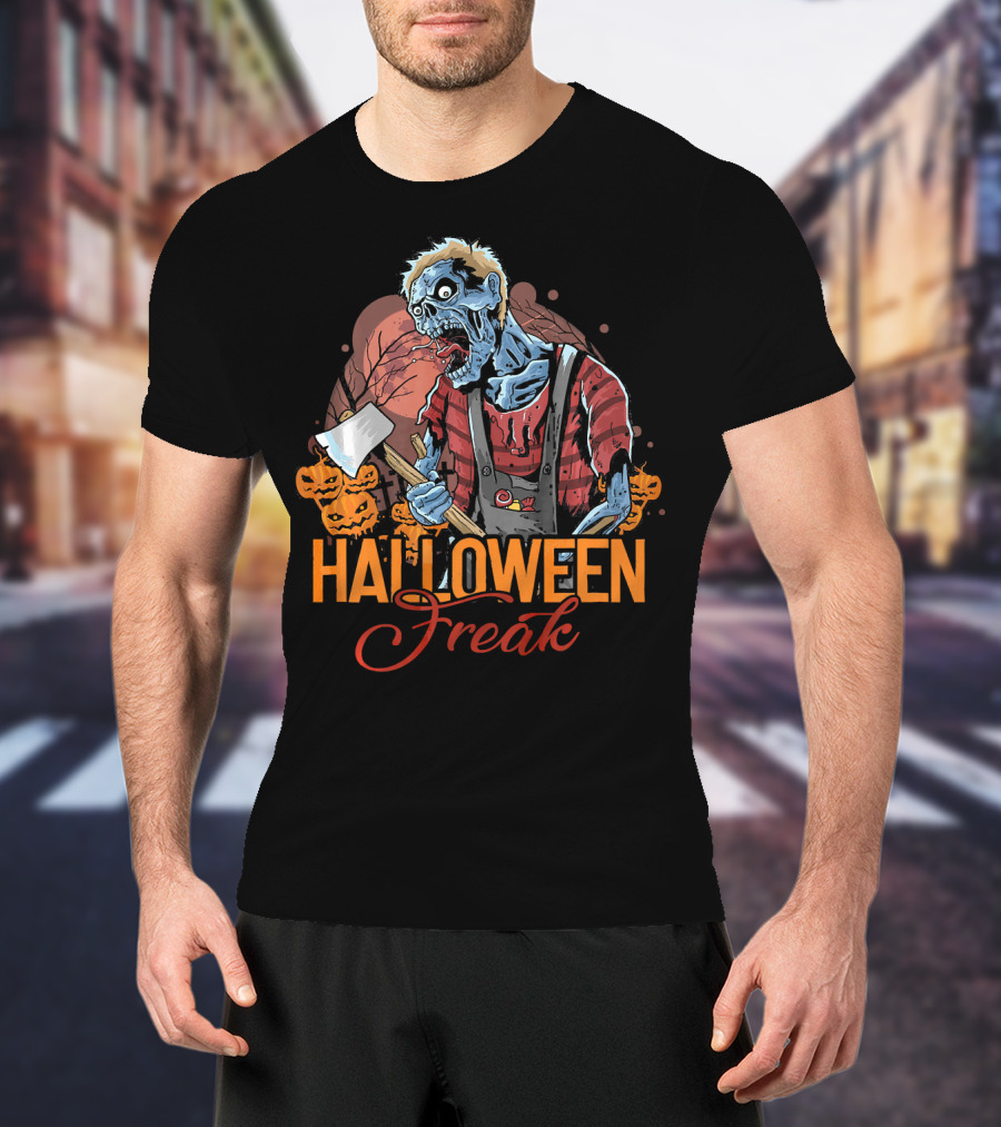 Halloween Freak Scary Zombie Horror T-Shirt