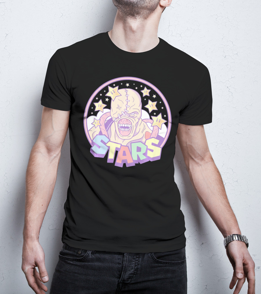 STARS Resident Racoon City Nemesis Pastel T-Shirt
