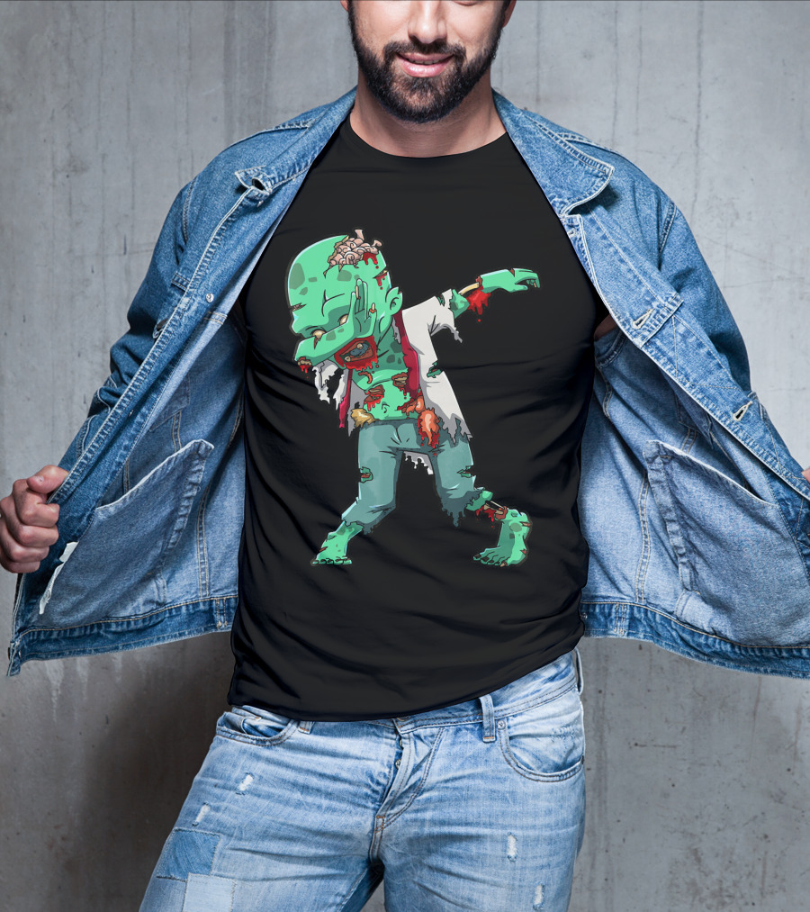 Zombie Halloween Dabbing Dab Cos T-Shirt