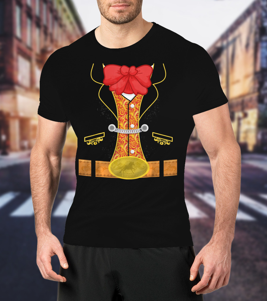 Kids Bullfighter Costume Matador Outfit With Red Bow And Ornate T-Shirt