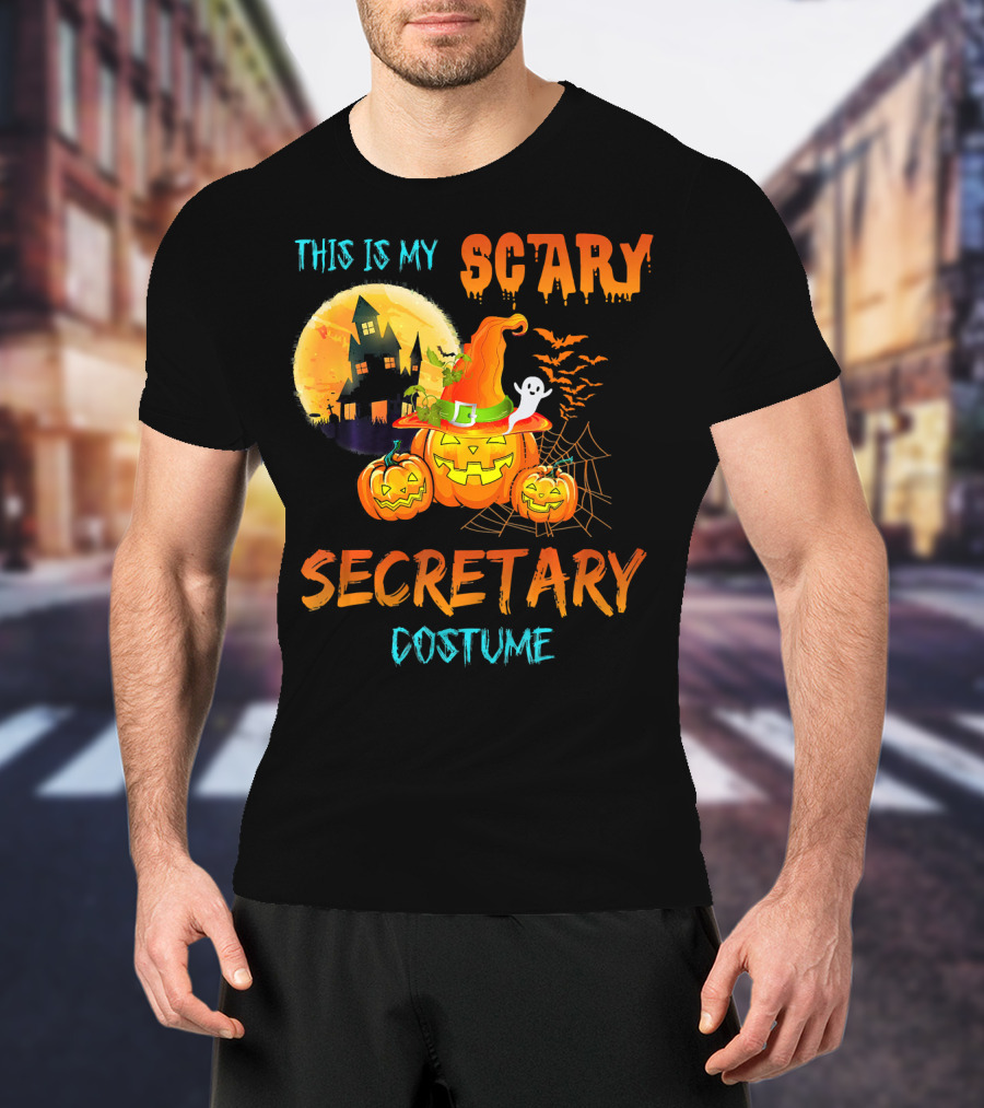 This Is My Scary Secretary Costume T-Shirt