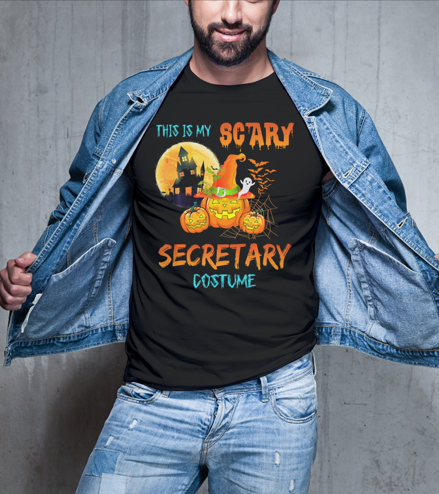 This Is My Scary Secretary Costume T-Shirt