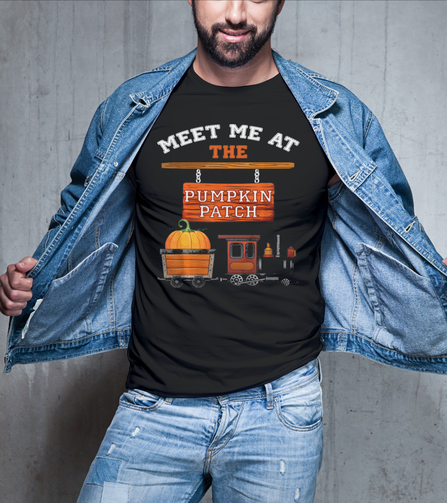 Meet Me At The Pumpkin Patch Train Ride Adventure T-Shirt