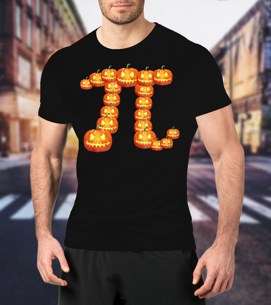Pumpkin Pi Clever Halloween Humor T-Shirt