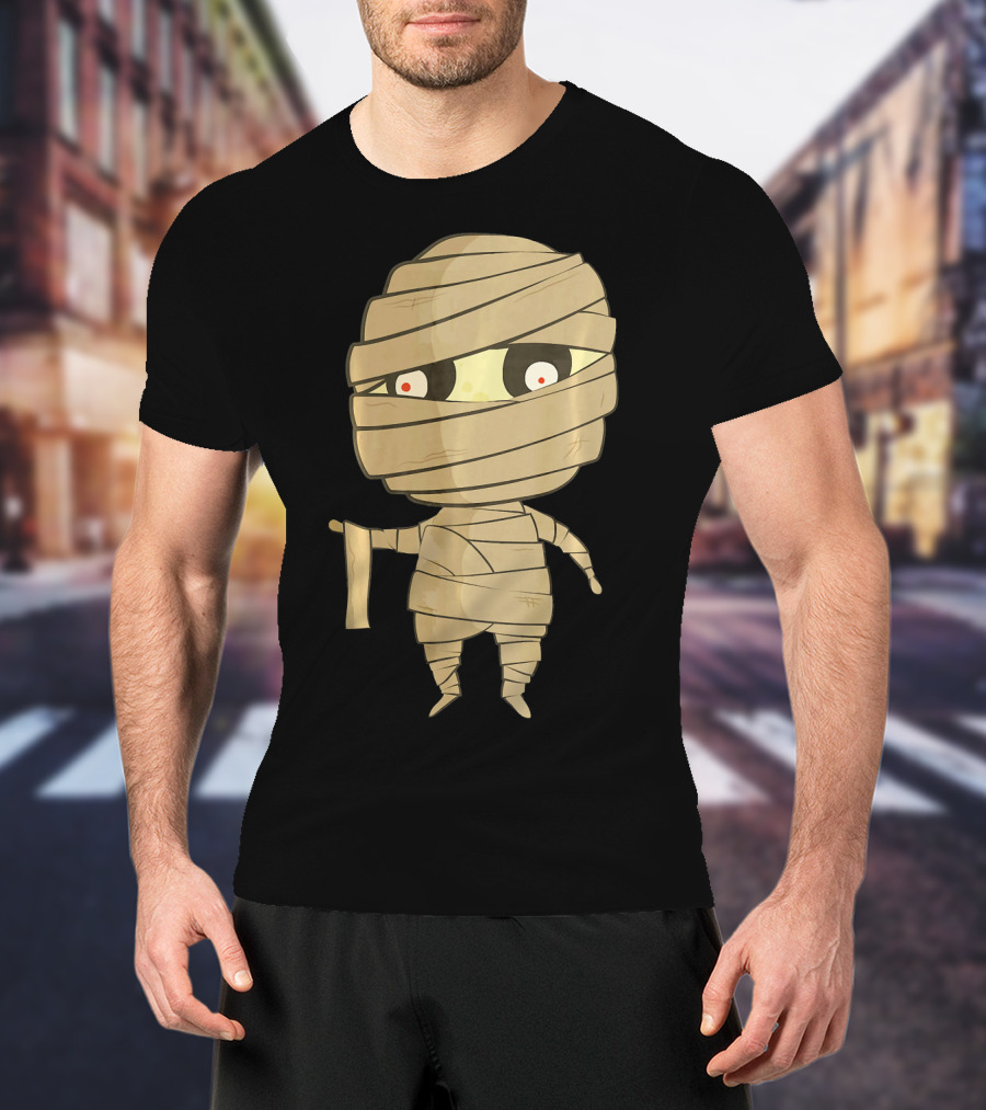 Mummy Halloween Cute Character T-Shirt
