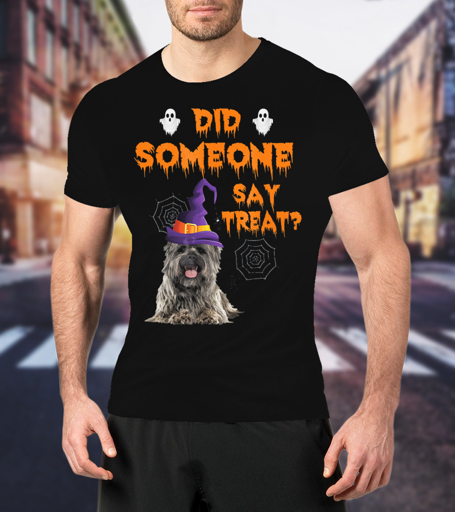 Cairn Terrier Halloween Did Someone Say Treat T-Shirt