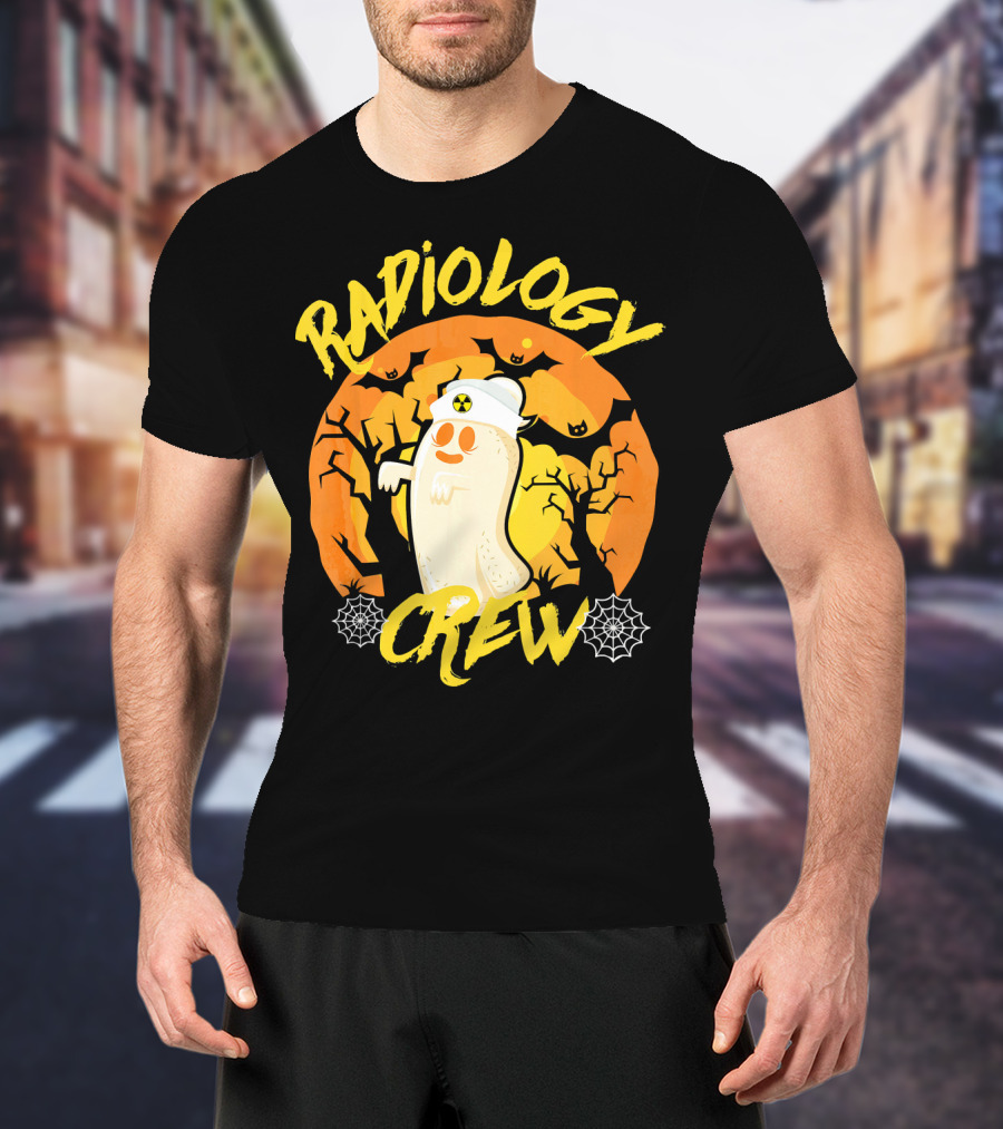 Radiology Crew Halloween Ghost X-Ray Tech T-Shirt