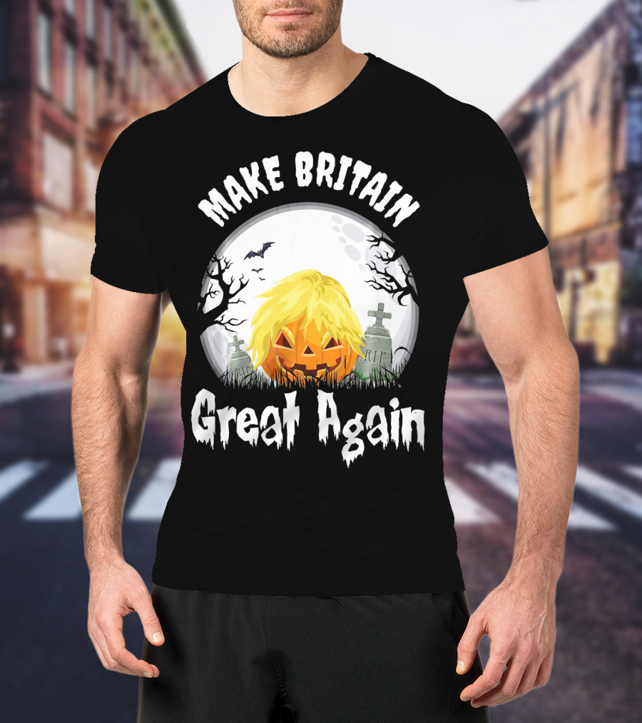 Make Britain Great Again Halloween Brexit Pumpkin T-Shirt