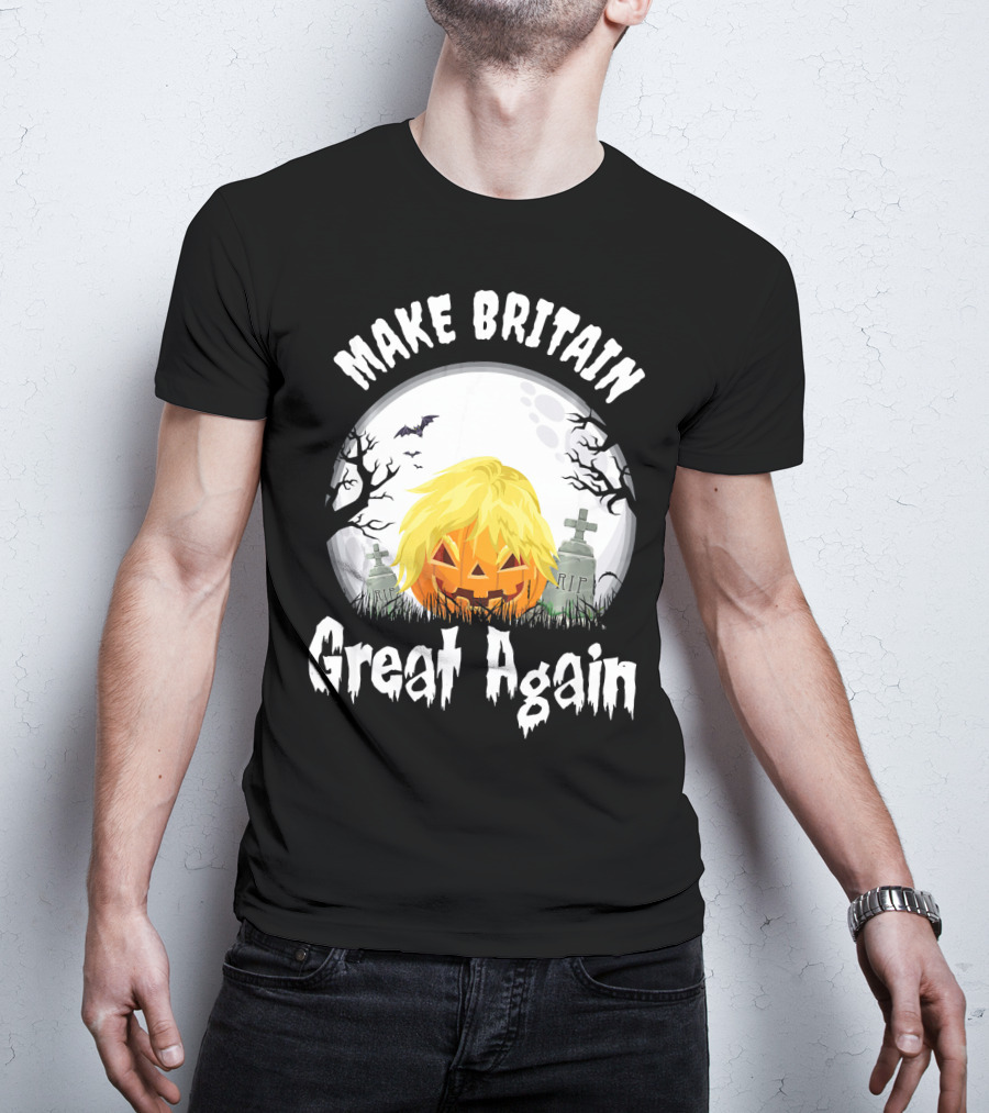 Make Britain Great Again Halloween Brexit Pumpkin T-Shirt