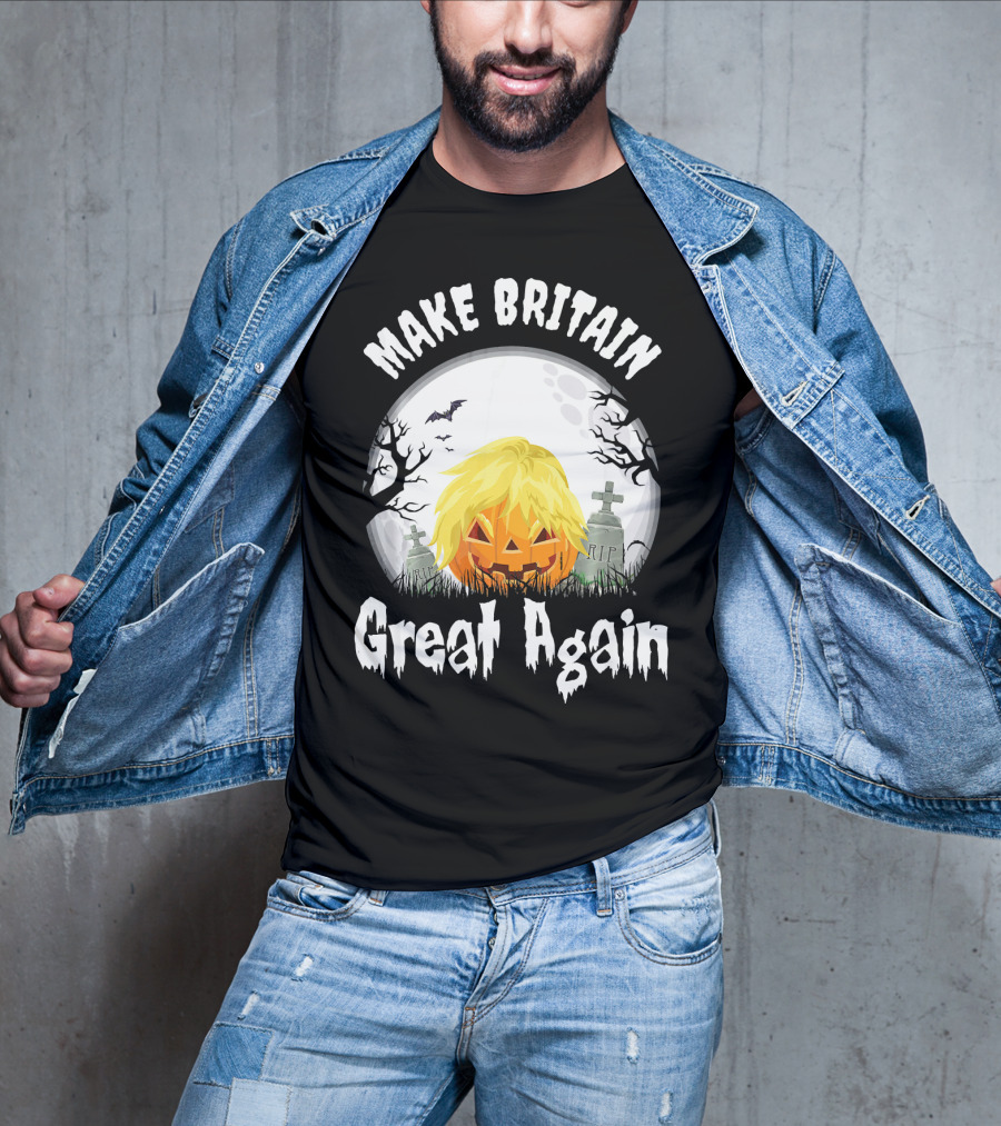 Make Britain Great Again Halloween Brexit Pumpkin T-Shirt