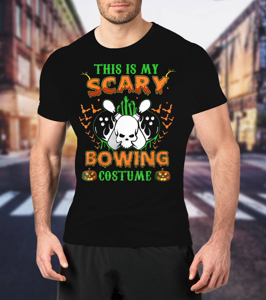 This Is My Scary Bowling Costume T-Shirt